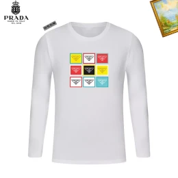 prada t-shirt manches longues pour unisexe s_12b1774